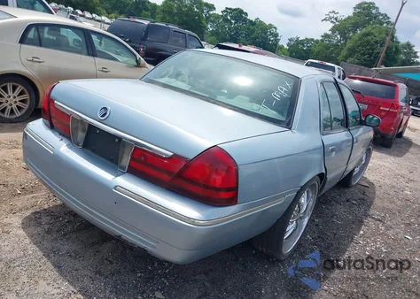 2003 Mercury Grand Marquis Ls из США, поврежденный, VIN 2MEFM75W63X623647